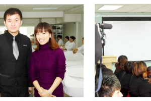 台湾三立电视台来我学院采访报道 