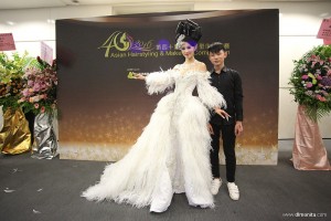 第40届亚洲发型化妆大赛创意新娘化妆亚军